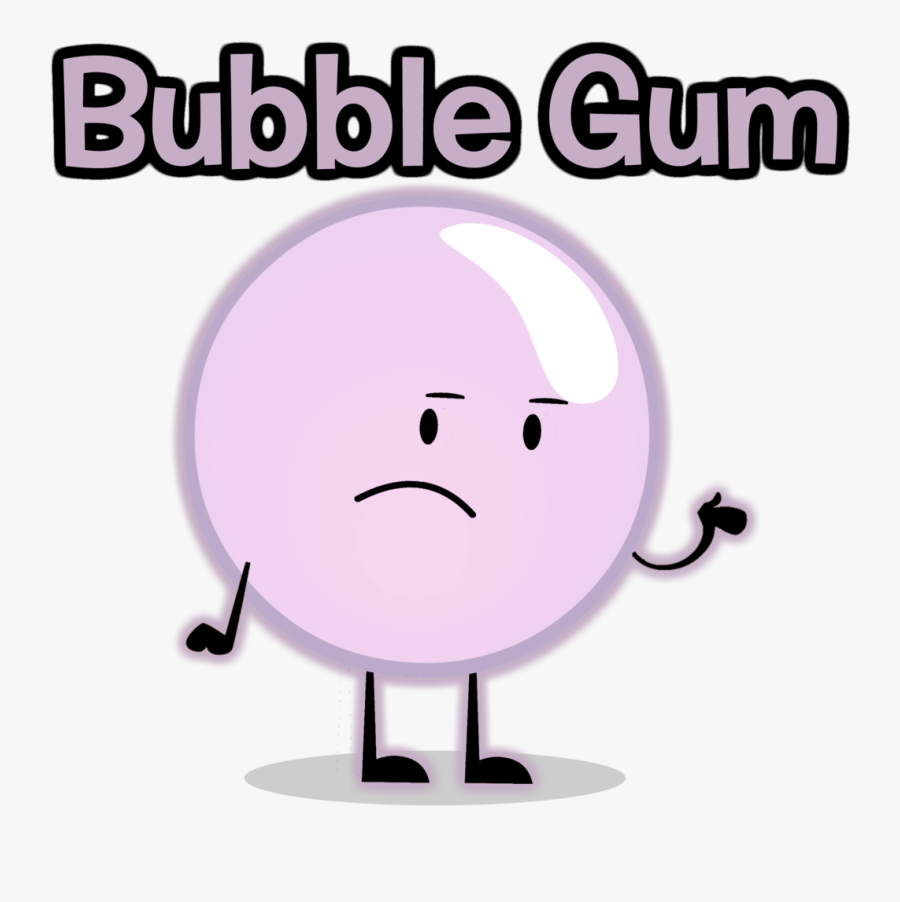 Transparent Bubble Gum Png - Bfdi Bubble Gum, Transparent Clipart