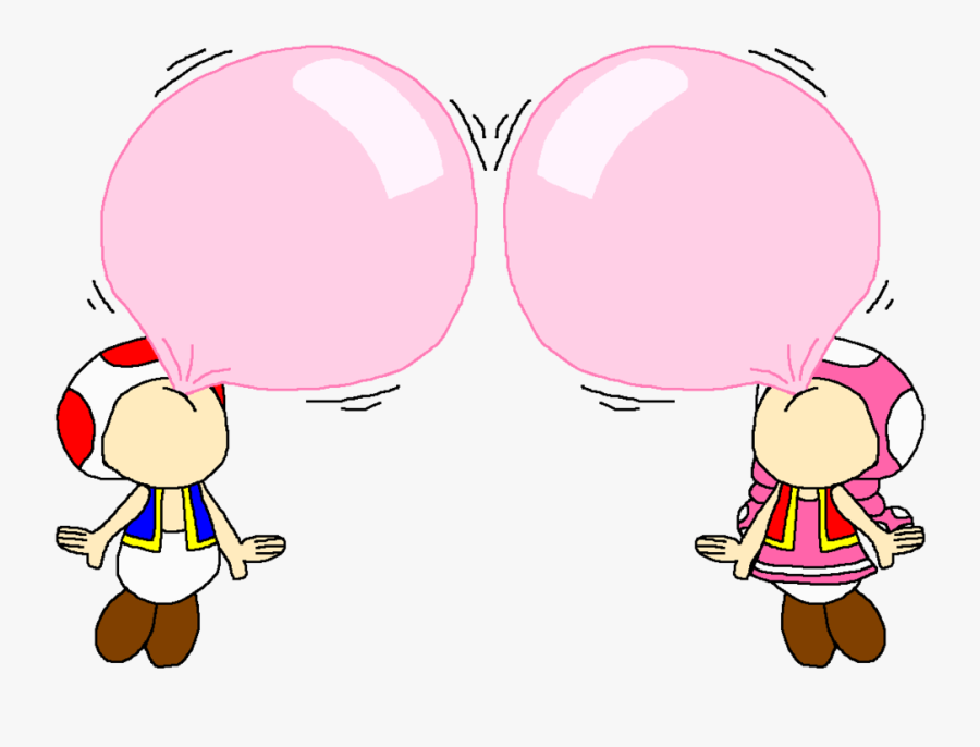 Svg Kid Blowing Bubble Gum Clipart - Cartoon, Transparent Clipart