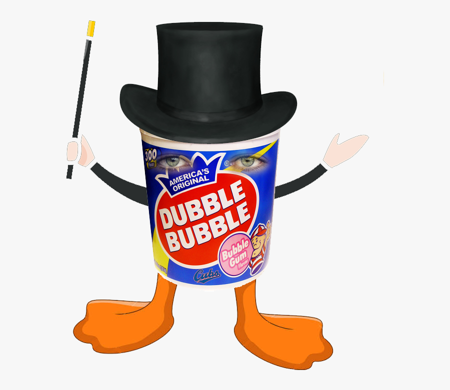 "i"m Envisioning The Gum Bucket As The Body Complete - Dubble Bubble Gum, Transparent Clipart