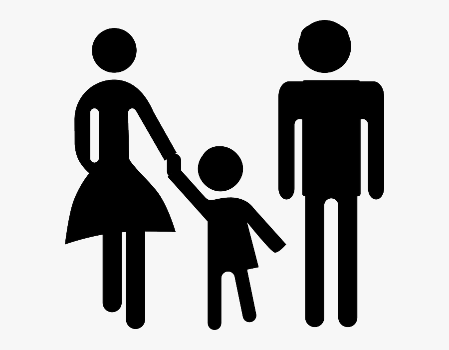 Thumb Image - Mother And Child Symbol, Transparent Clipart