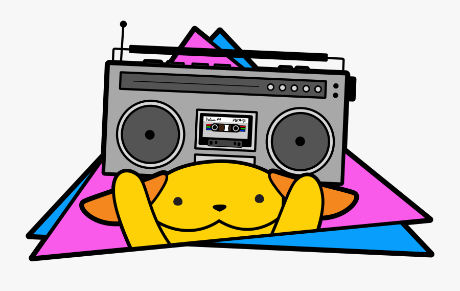 Boombox Clipart Purple - Boombox Clipart, Transparent Clipart