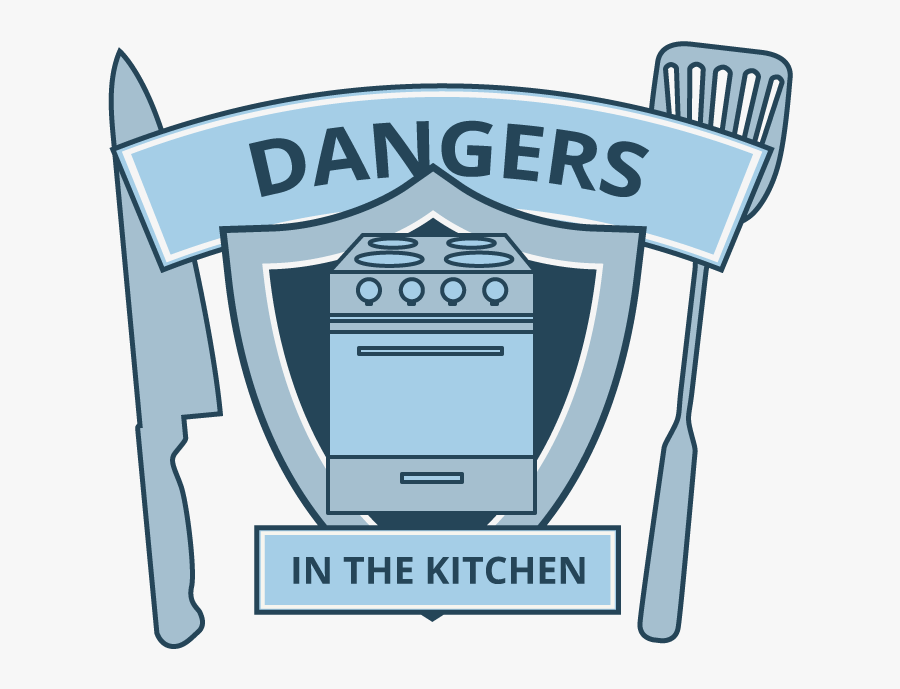 A Thrifty Mum - Danger In The Kitchen Clip Art, Transparent Clipart