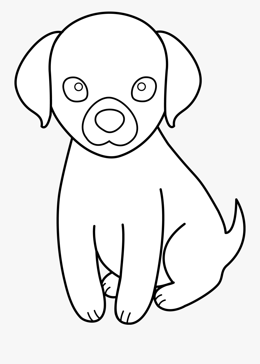 Cute Dog House Clipart - Cartoon Easy Cute Dog, Transparent Clipart