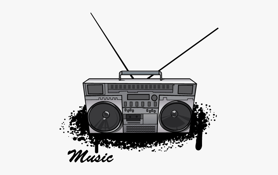 Drawing Boombox Clip Art - Boombox Drawing, Transparent Clipart