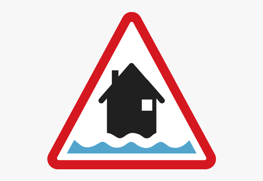 Download Flood Warning Sign Clipart Flood Warning Flood - Flood Warning Sign, Transparent Clipart