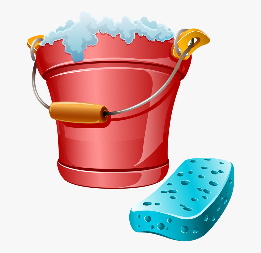 Bucket Cleaning, Transparent Clipart