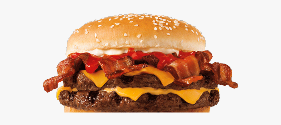Burger King Bacon Burger, Transparent Clipart
