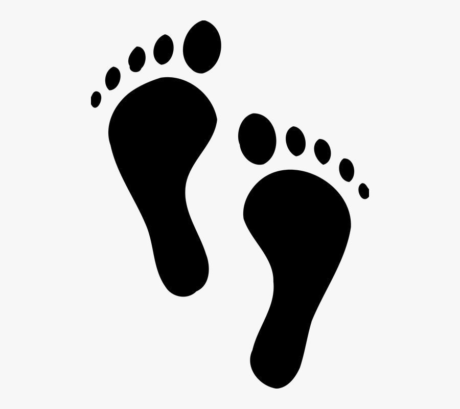 Walking Footprints Cliparts 4, Buy Clip Art - Baby Feet Icon, Transparent Clipart