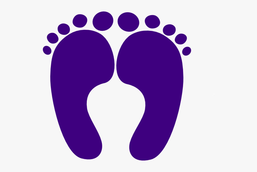 Transparent Happy Feet Clipart - Purple Feet Clipart, Transparent Clipart