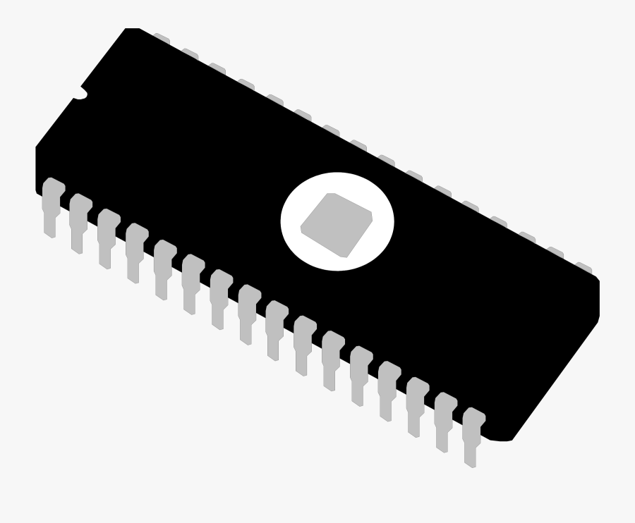 Eprom Chip Integrated Circuit Memory Ic - Integrated Circuit Ic Png, Transparent Clipart
