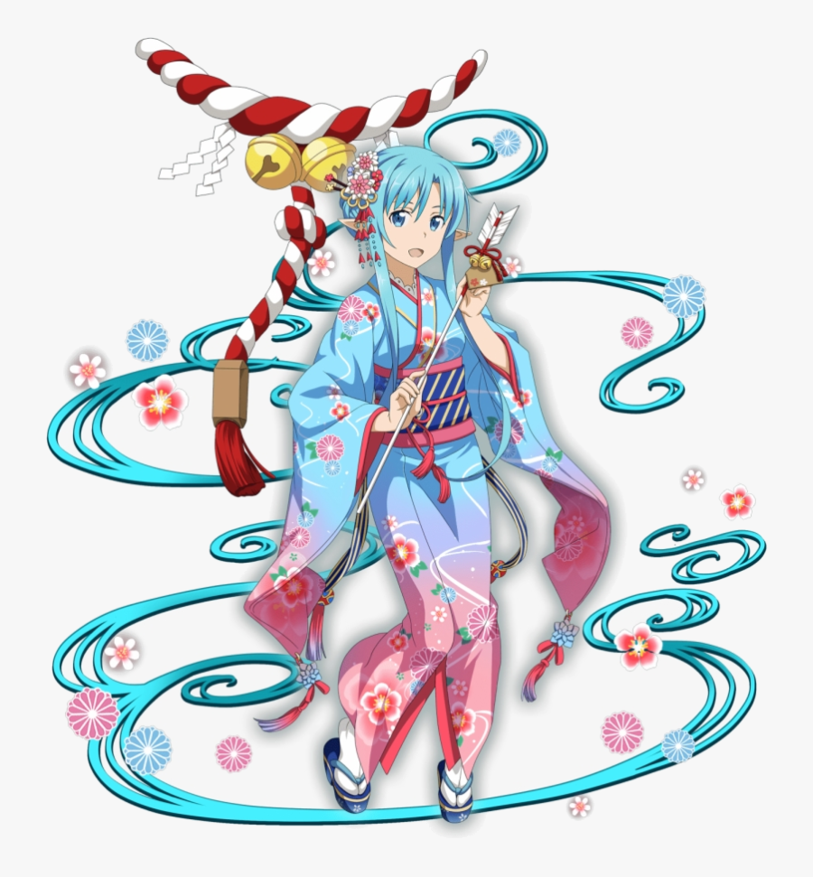 Sword Art Online Asuna Clipart Blue Elf Memory Defrag - Sao Md Asuna Alo, Transparent Clipart