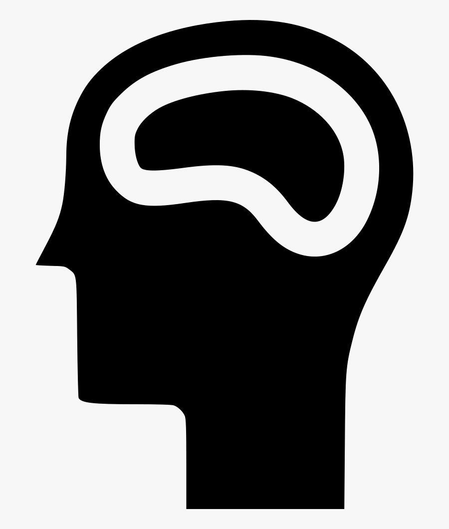 Transparent Brain Png Icon - Study Png White Icon, Transparent Clipart
