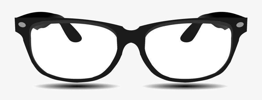 Nerd Glasses Hq Image Free Png Clipart - Thin Frame Wayfarer Glasses, Transparent Clipart