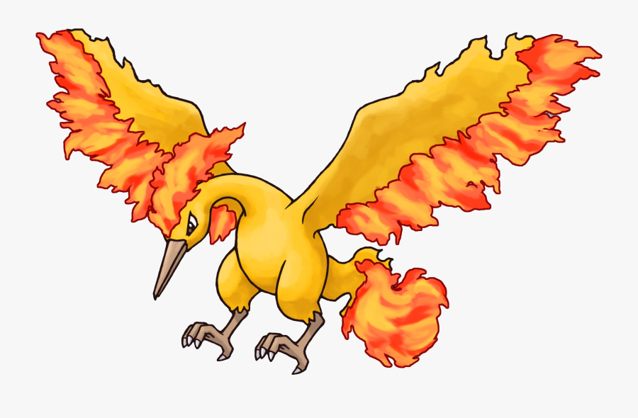 Mystery Clipart Mysterious Man - Moltres Png, Transparent Clipart