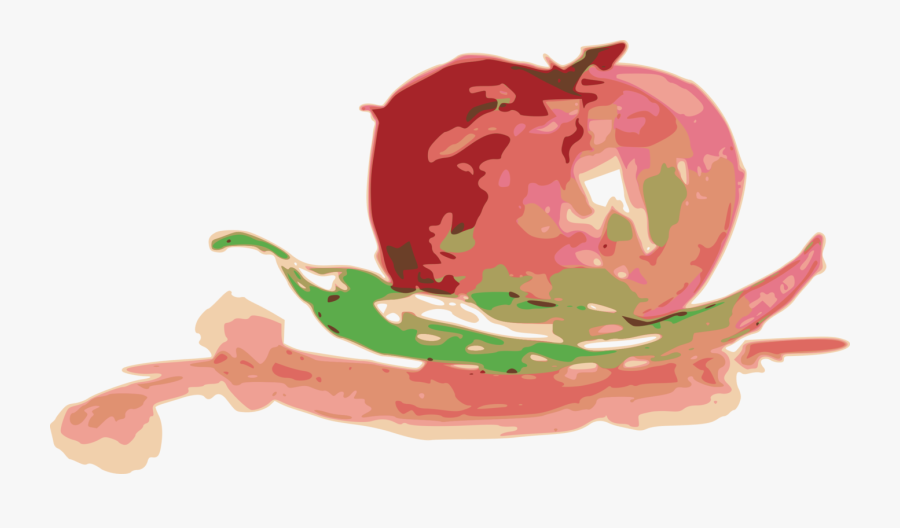 Apple Pepper - Illustration, Transparent Clipart