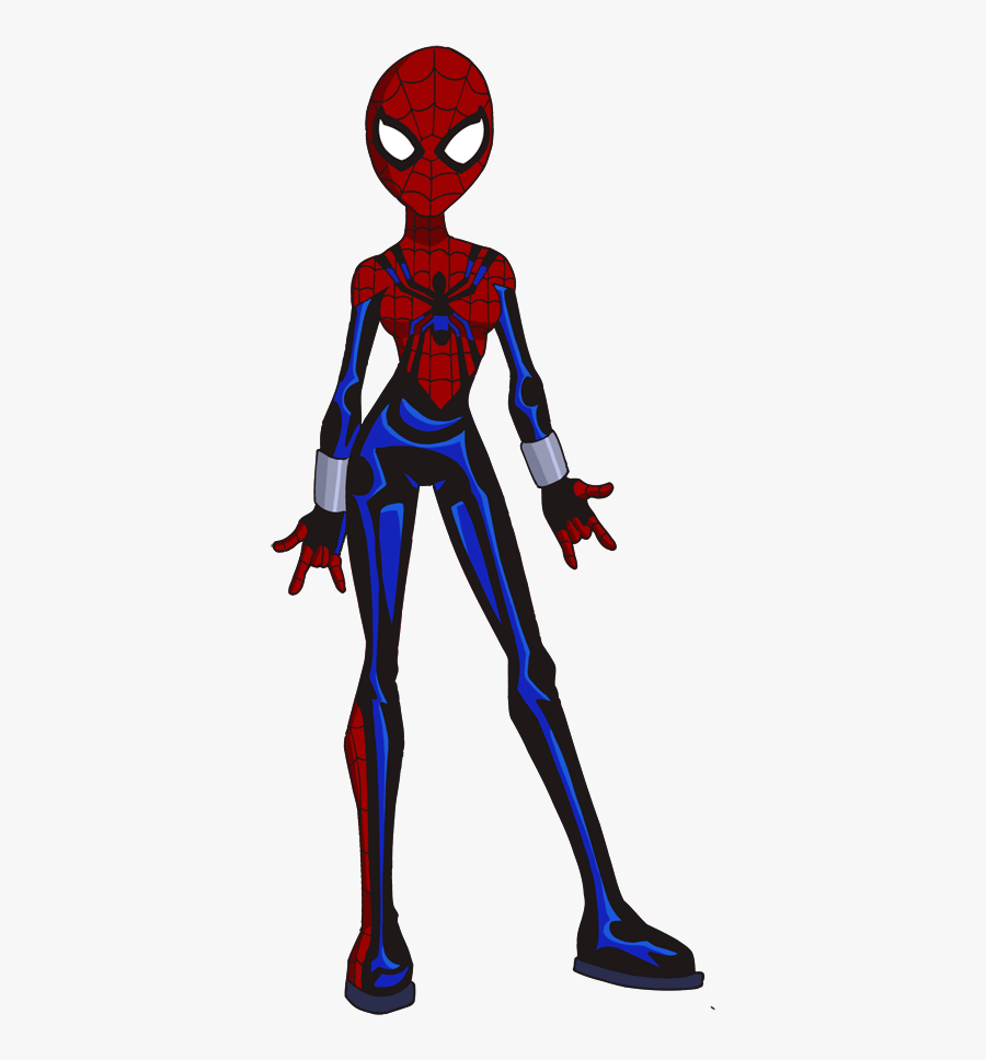 Transparent Glee Clipart - Spider Girl Drawings, Transparent Clipart