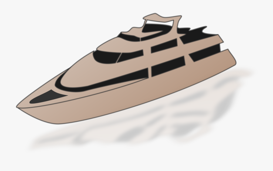 Luxury Yacht - Speedboat, Transparent Clipart