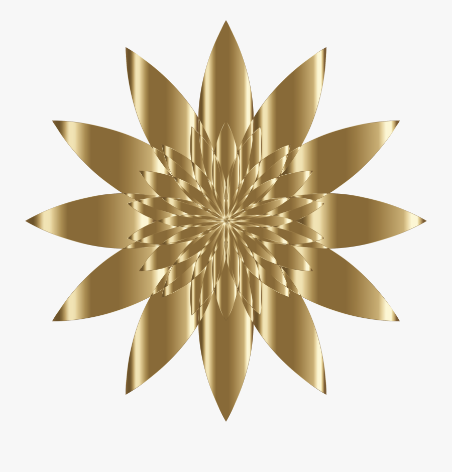 Chromatic Flower 5 No Background Png Download - Silver Flower