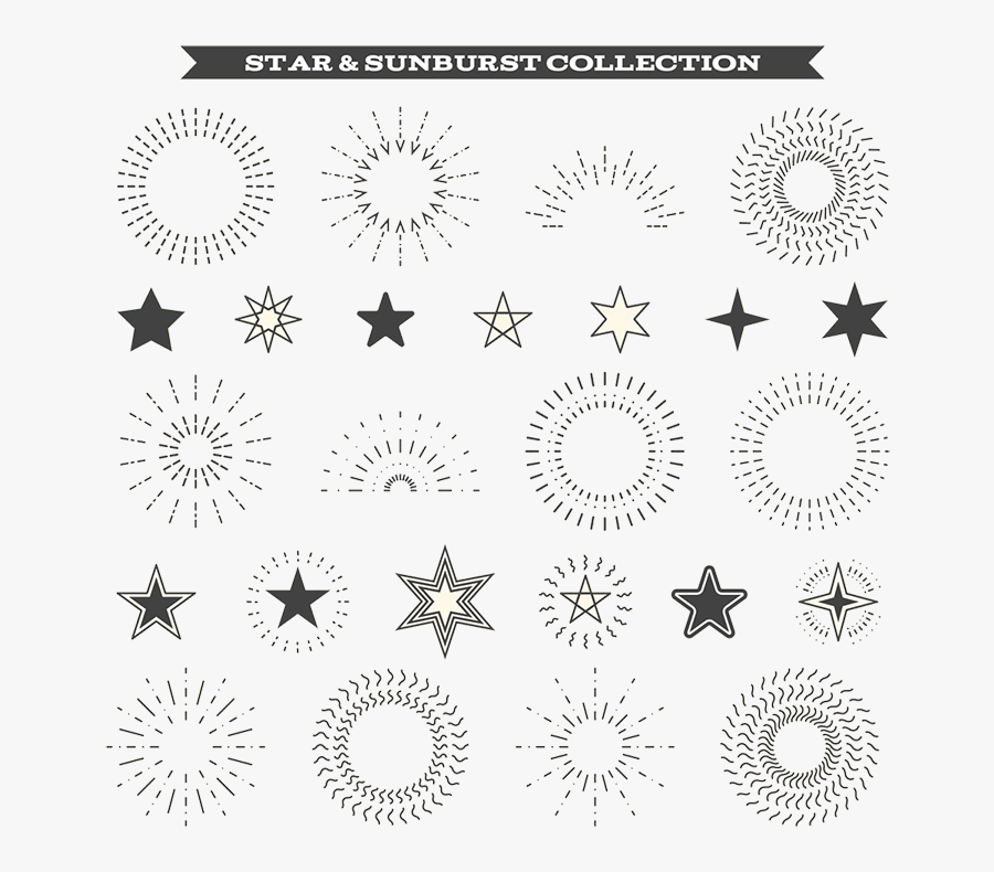 Sunburst Black And White Clip Art - Sorting And Classifying Worksheet, Transparent Clipart