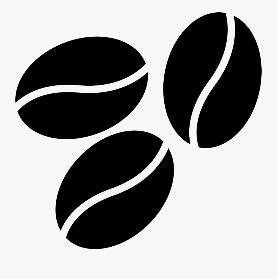 - Coffee Bean Clipart Black And White , Png Download - Coffee Beans Icon Png, Transparent Clipart