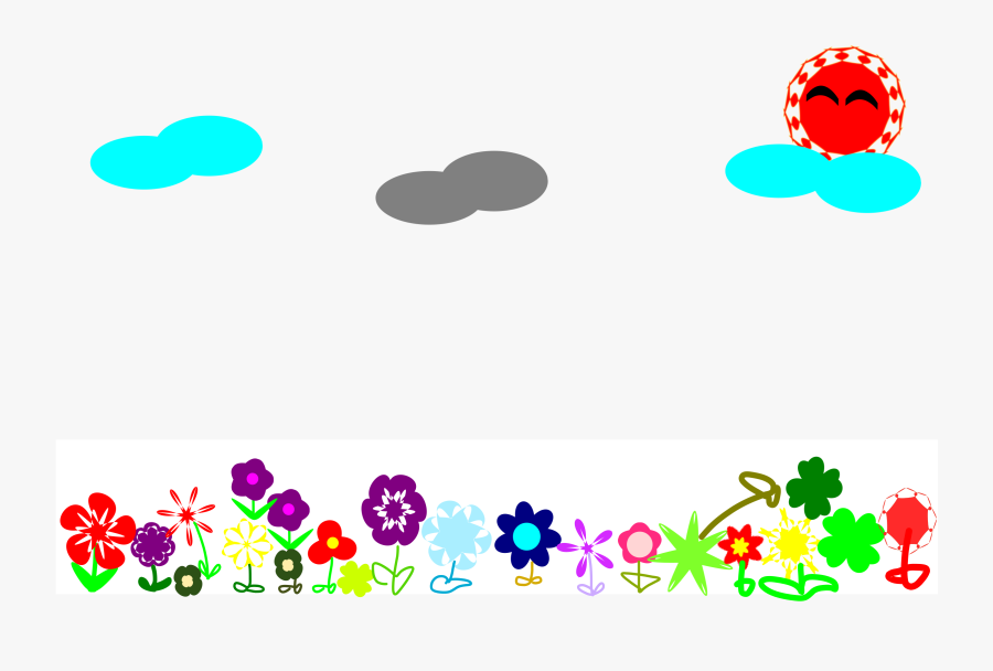 Clip Art Freeuse Library Big Image Png - Flower Field Clip Art, Transparent Clipart