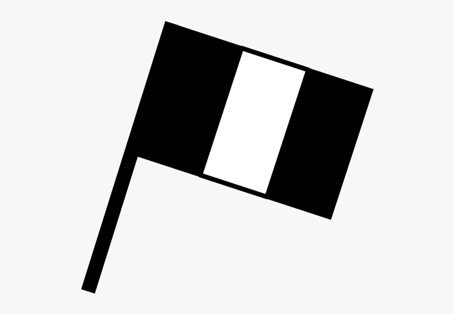 French Flag Black And White, Transparent Clipart