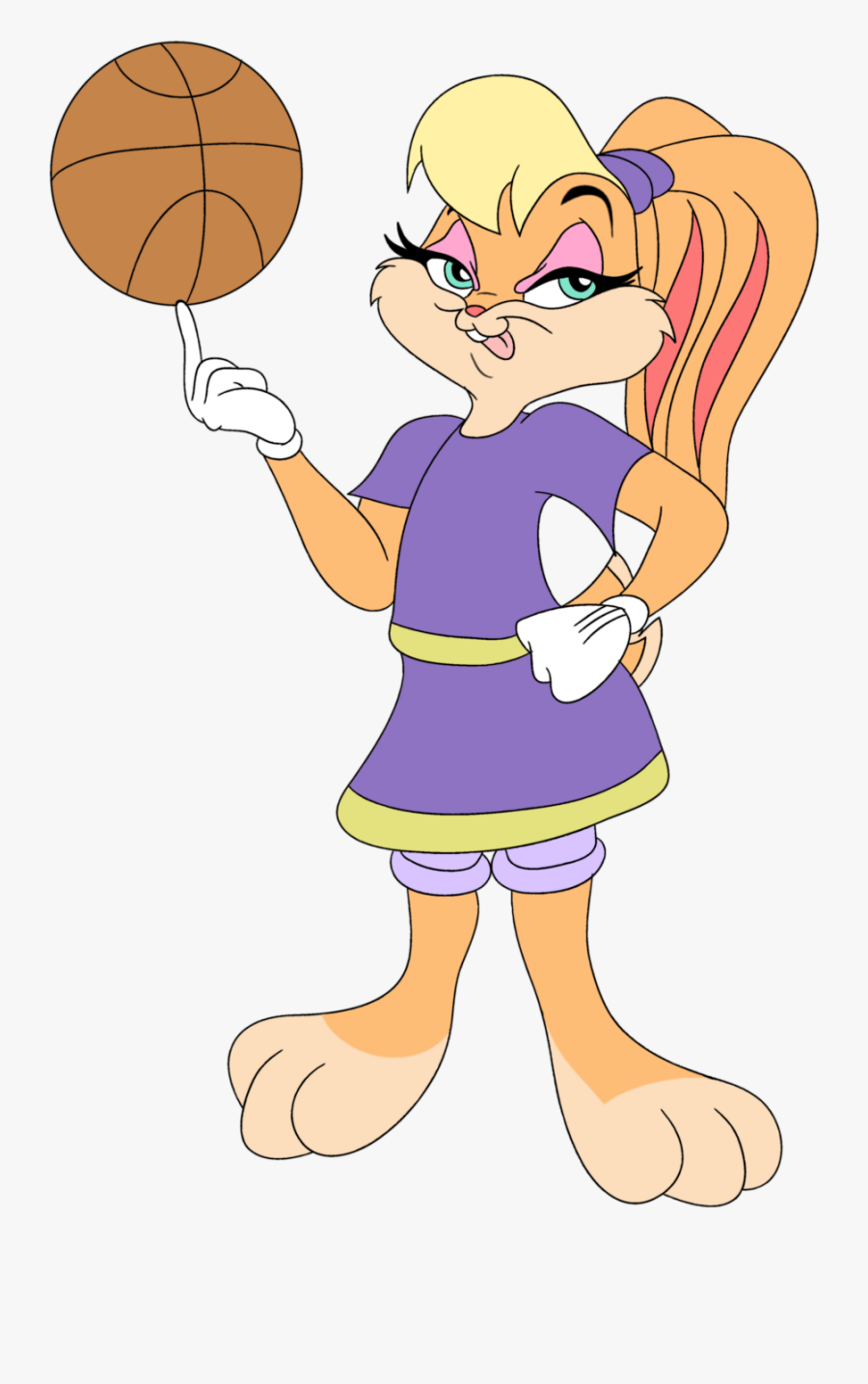 Basketball Bunny Cliparts - Basketball Player Bunny, Transparent Clipart