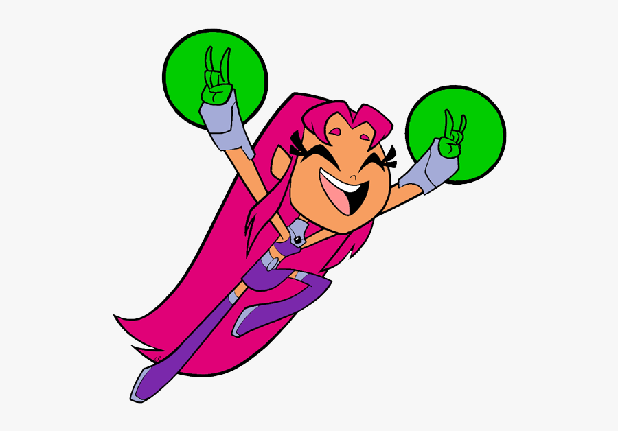 Teen Titans Go Clip Art Images - Teen Titans Go Starfire, Transparent Clipart