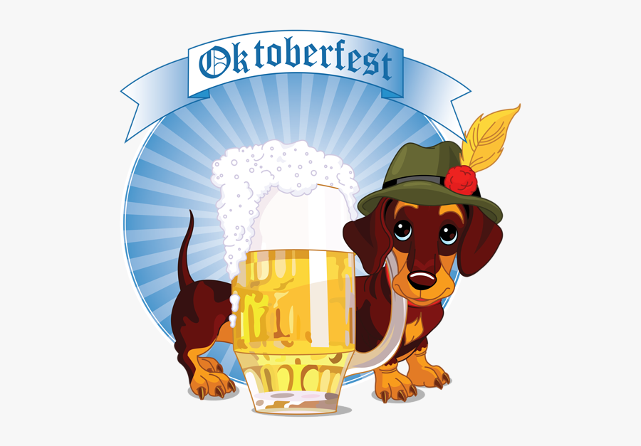 Dachshund With Crown Clipart - Oktoberfest Dog, Transparent Clipart