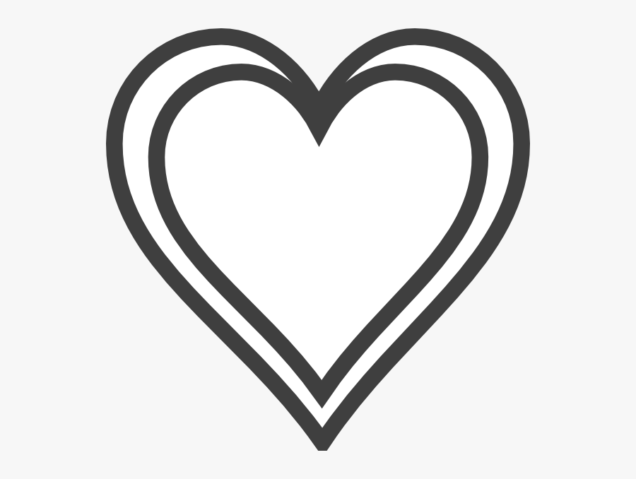 Double Heart Heart Black And White Heart Clipart Broken - Clipart