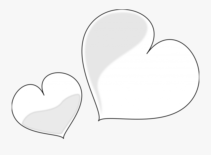 Transparent Human Heart Clipart Black And White - Heart, Transparent Clipart