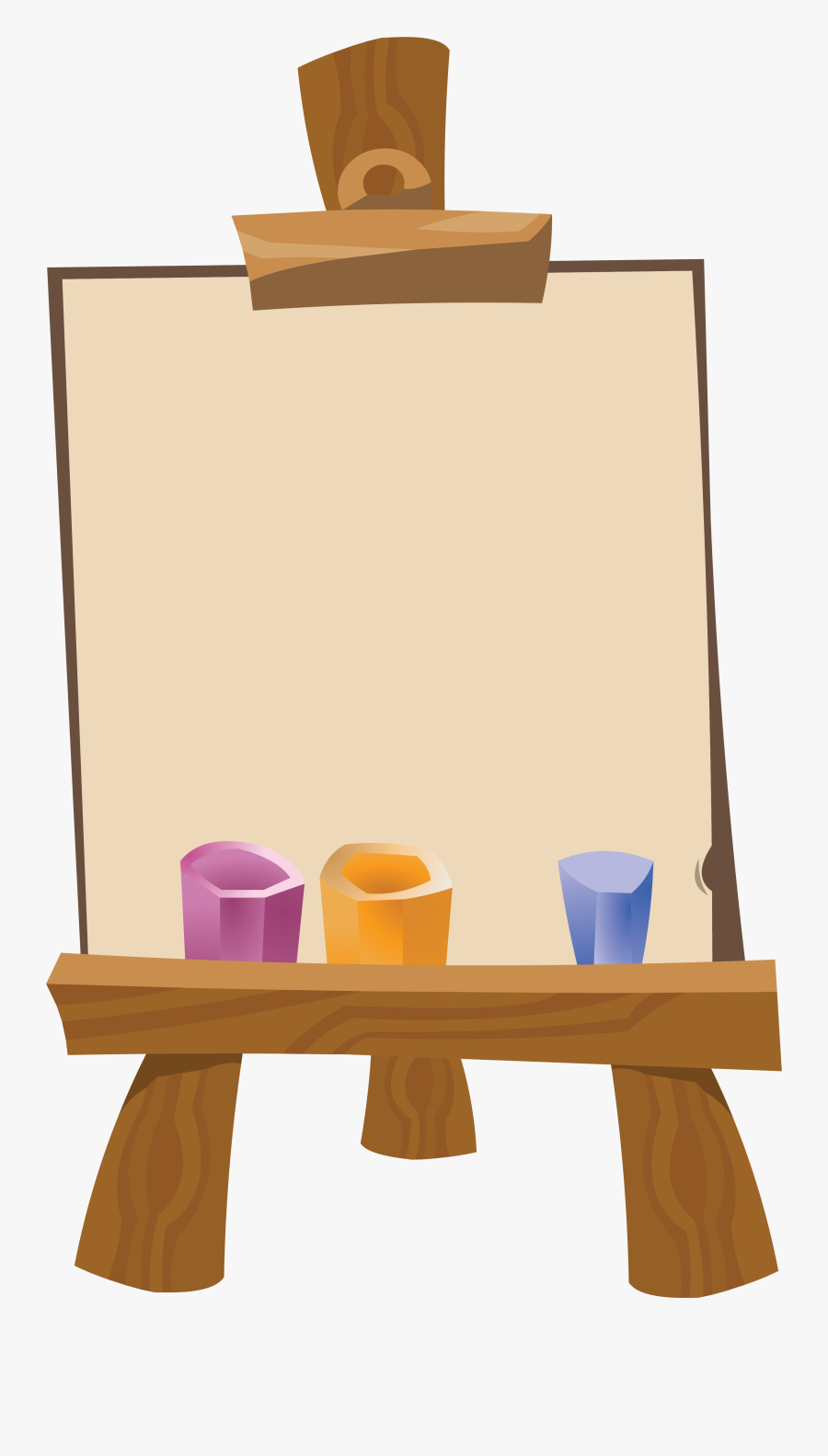 Clip Art Easel Clip Art - Art Easel Clipart, Transparent Clipart