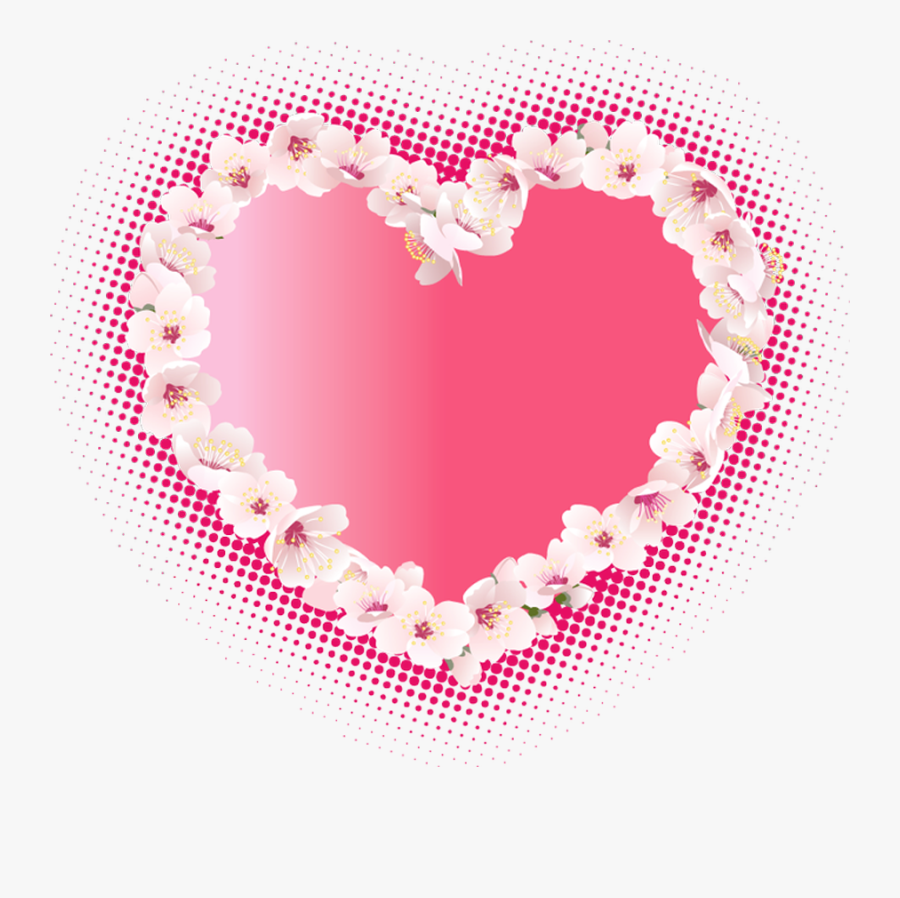 Jpg Black And White Download Hearts And Flowers Clipart - Hearts And Flowers Png, Transparent Clipart