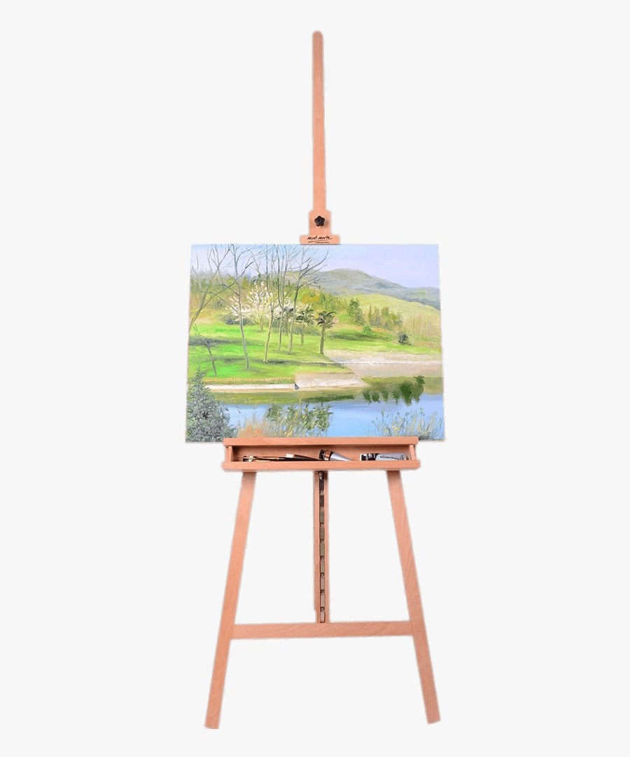 Painting On Easel - Painting On Easel Png, Transparent Clipart