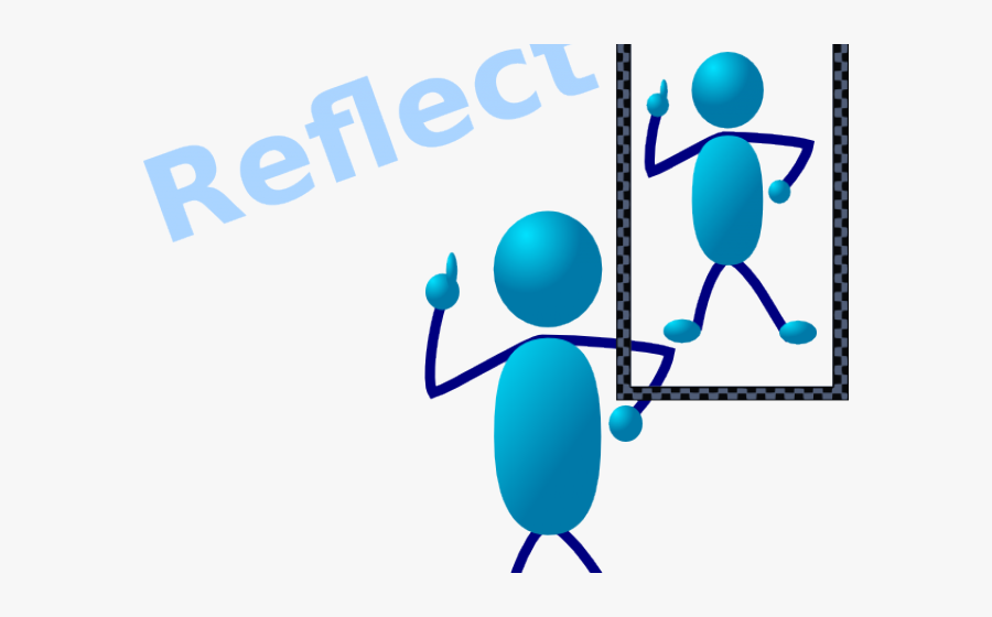 Reflection Clipart Self Concept - Self Reflection Clip Art, Transparent Clipart