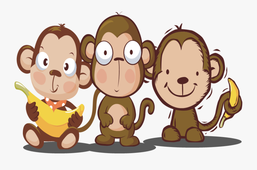 Image Download Neptune Public Library Image - 3 Monkeys Clip Art, Transparent Clipart