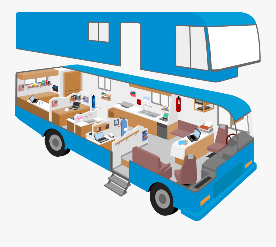 Apollo Tyres Flags Off - Mobile Health Clinic Diagram, Transparent Clipart