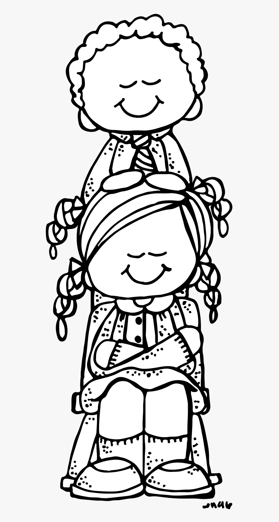 Melon Head Coloring Pages, Transparent Clipart