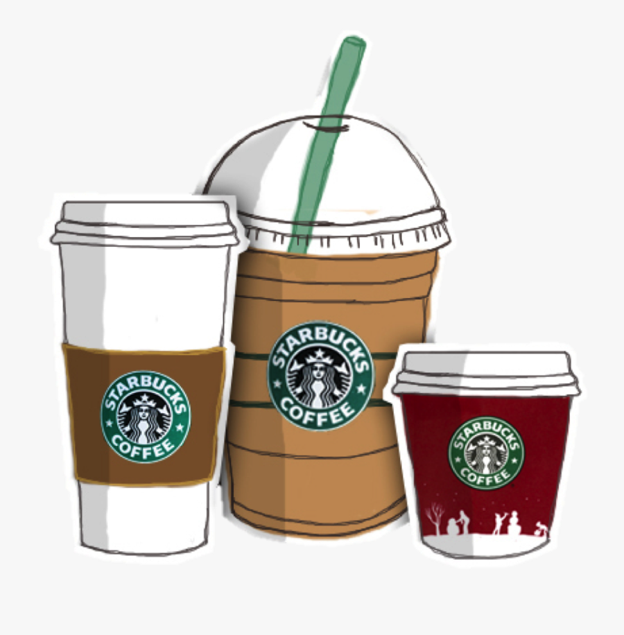 Coffee Frappuccino Starbucks Drawing Download Free - Clipart Starbucks Coffee Cup, Transparent Clipart