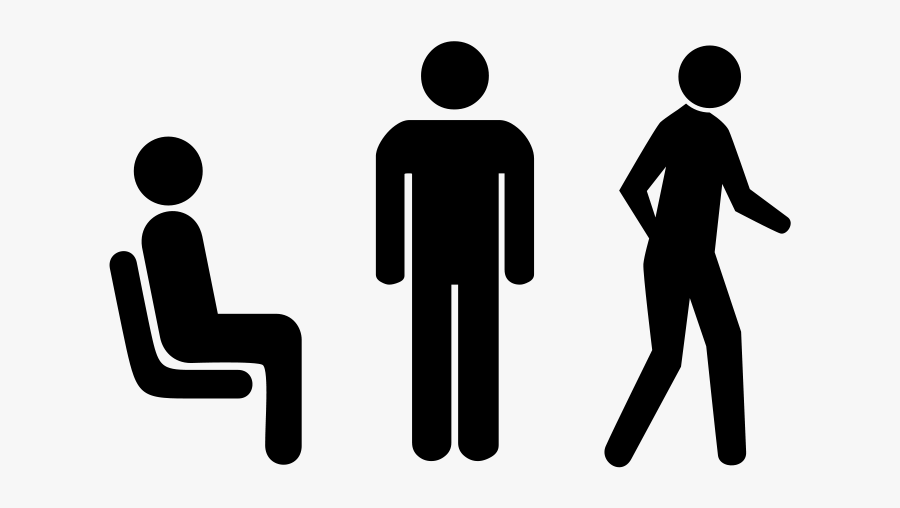 Sitting And Standing Clipart, Transparent Clipart