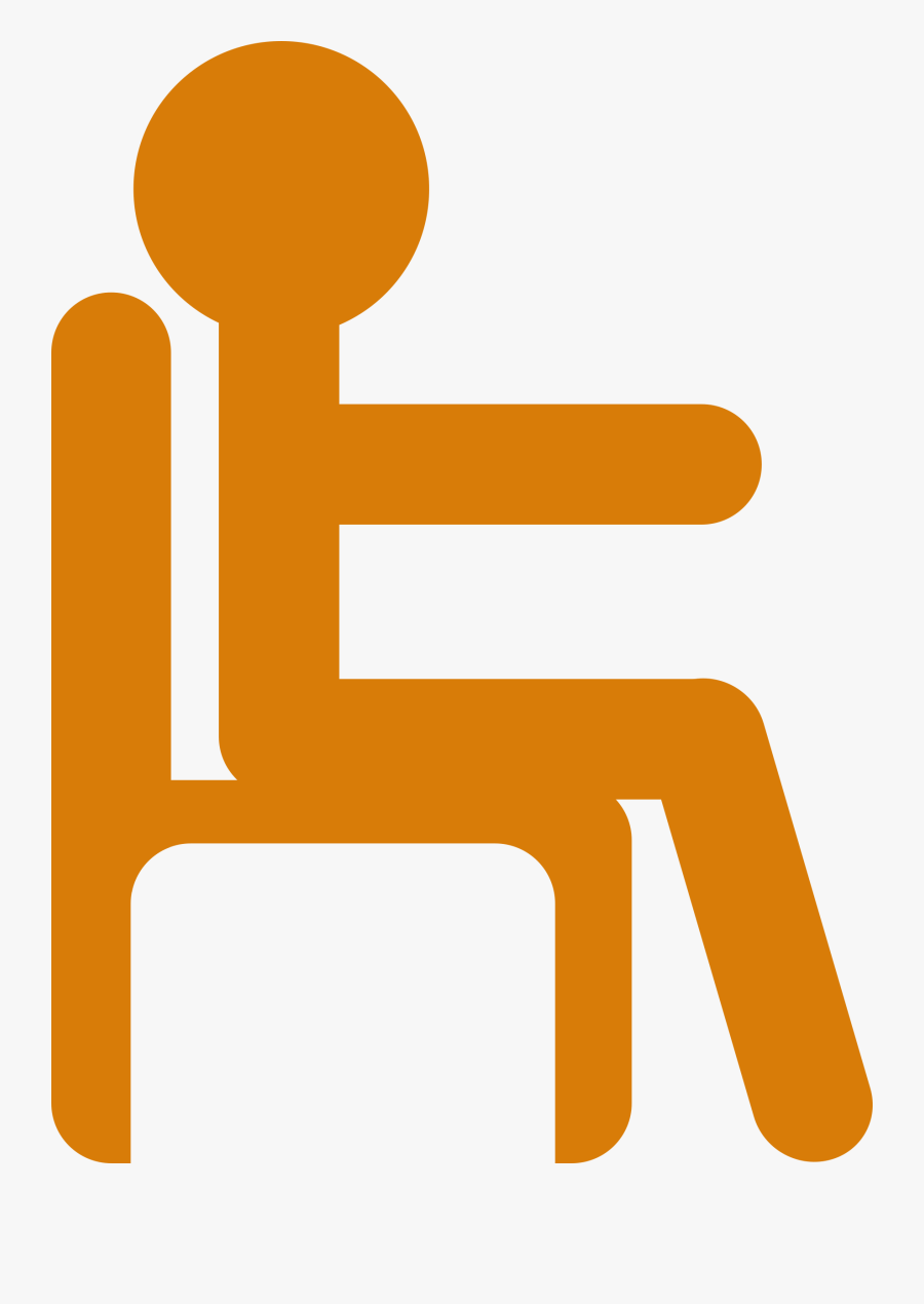 Exercising Clipart Sit Ups - Stick Figure Sitting Down, Transparent Clipart