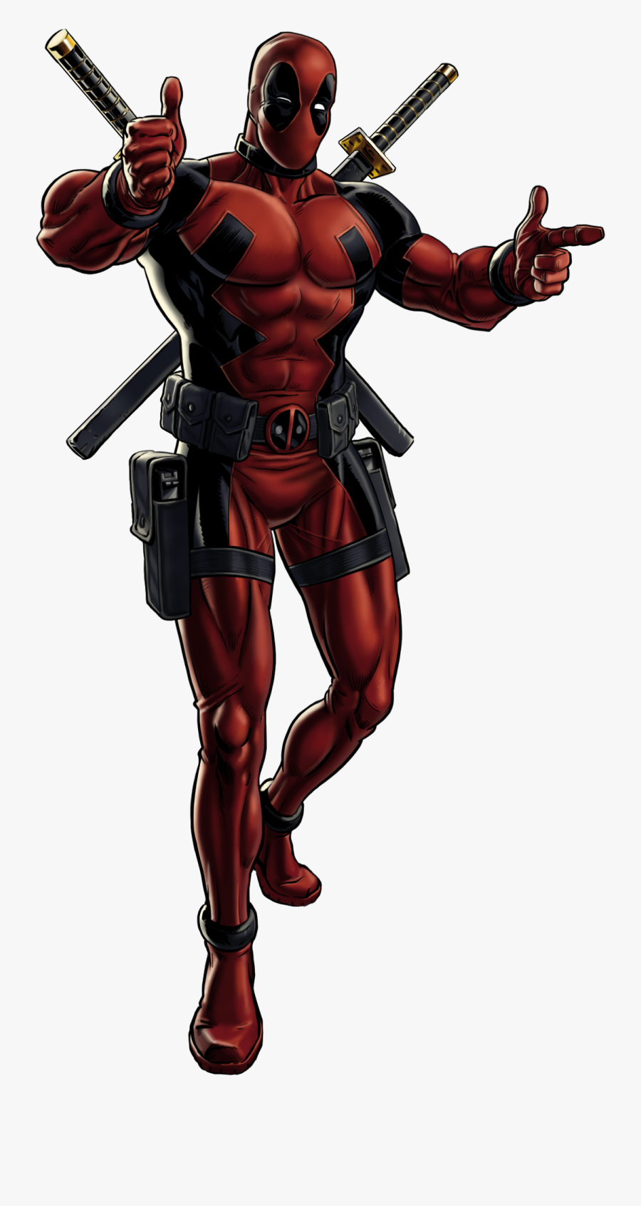 Deadpool Marvel, Transparent Clipart