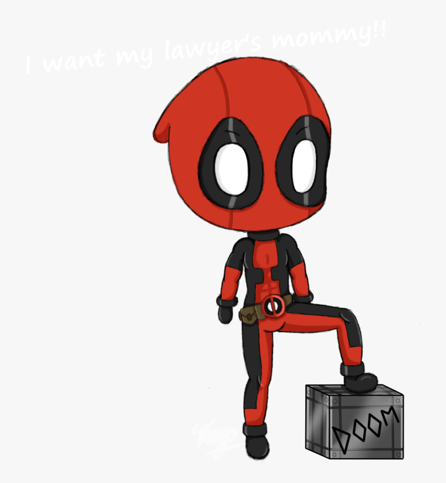 Jpg Free Deadpool Clipart Chibi Girl - Deadpool No Background Gif, Transparent Clipart