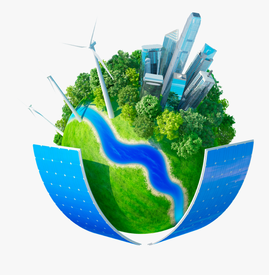 Green Clean Energy, Transparent Clipart