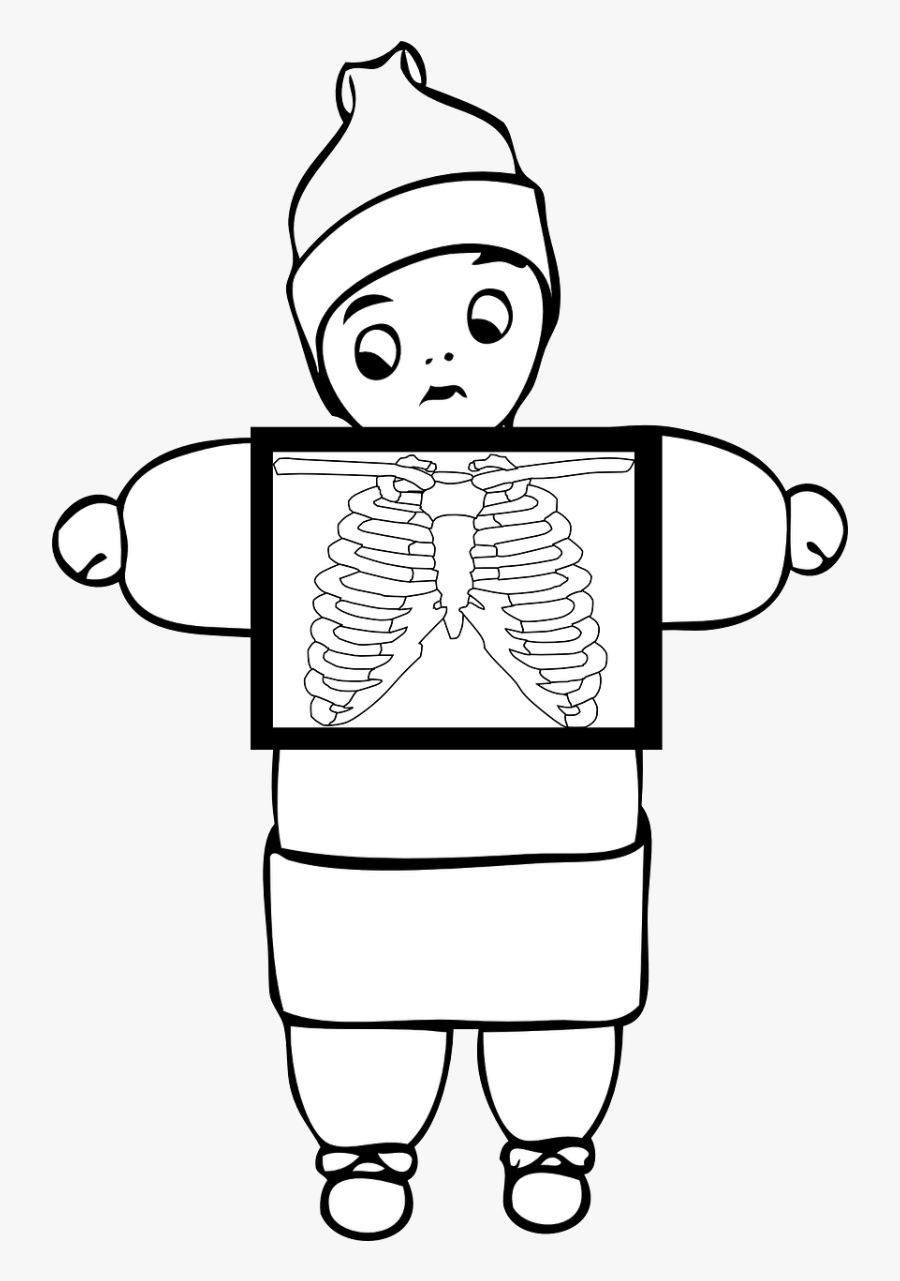 Clip Art Black And White X Ray, Transparent Clipart