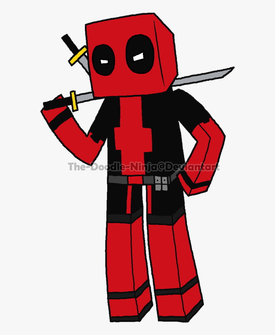 Weapon Drawing Deadpool, Picture - Skin De Deadpool Png, Transparent Clipart