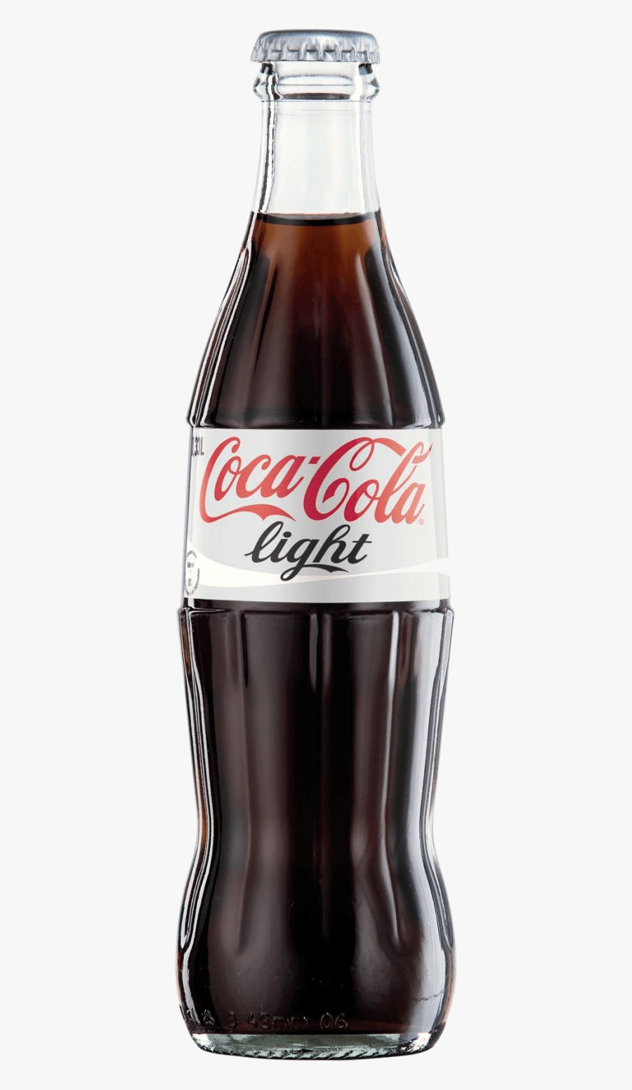 Coca Cola Light Bottle, Transparent Clipart