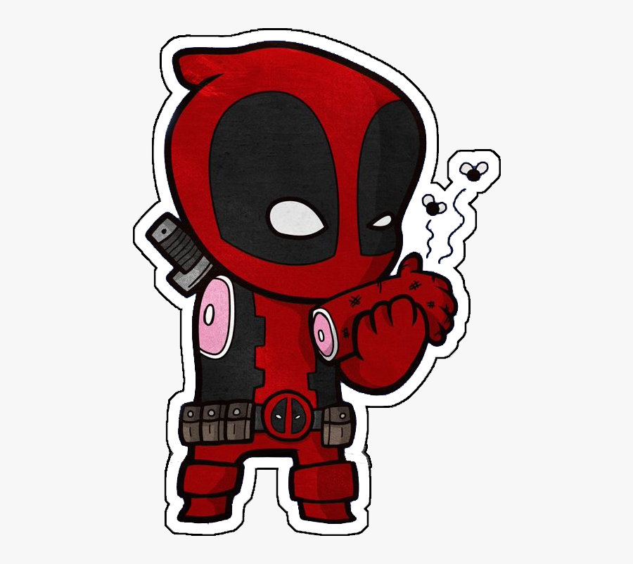 #stiker #stickers #deadpool - Dead Pool Stickers Cute, Transparent Clipart