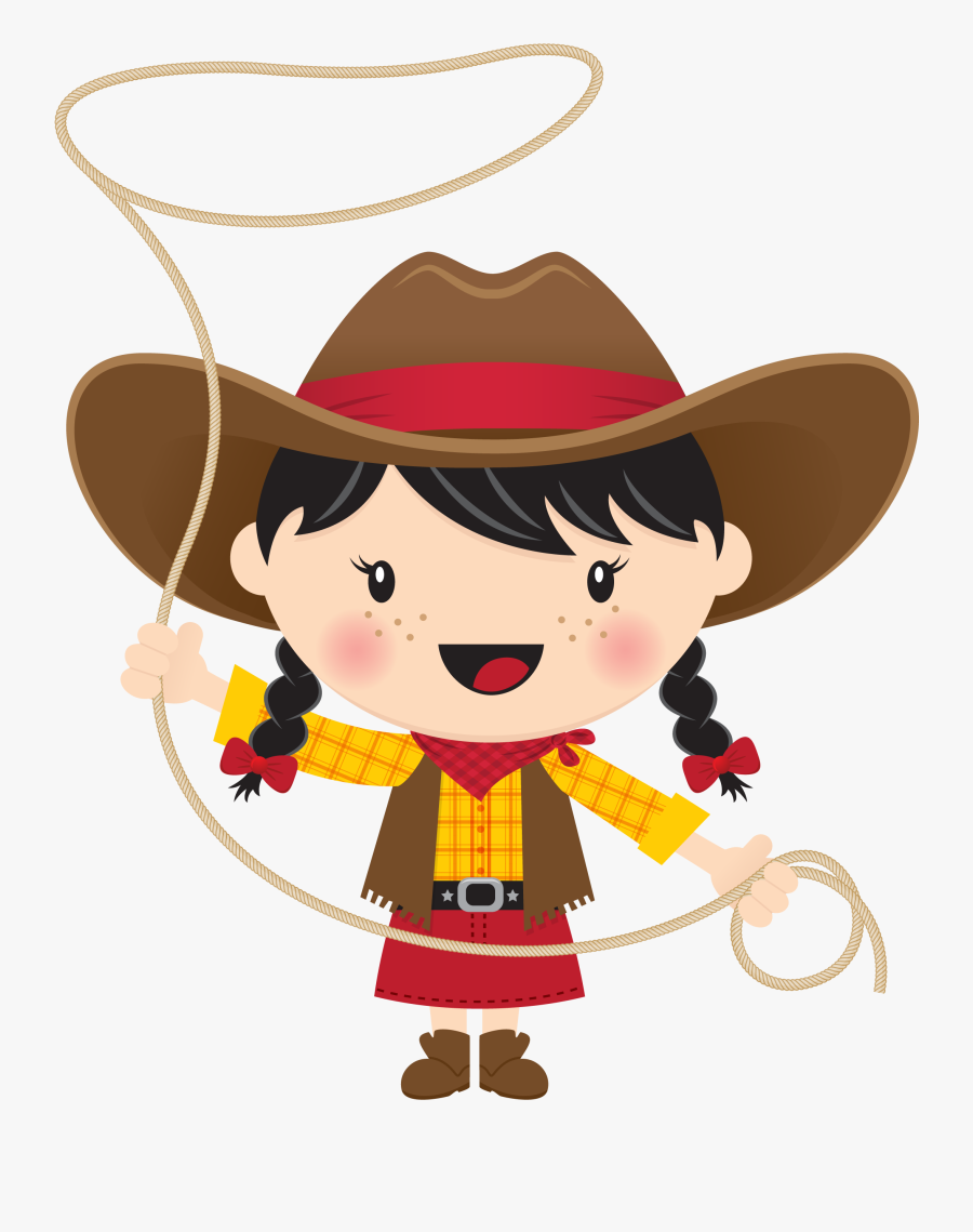 Clip Art Cowboy With Lasso - Cowboy And Cowgirl Clipart, Transparent Clipart