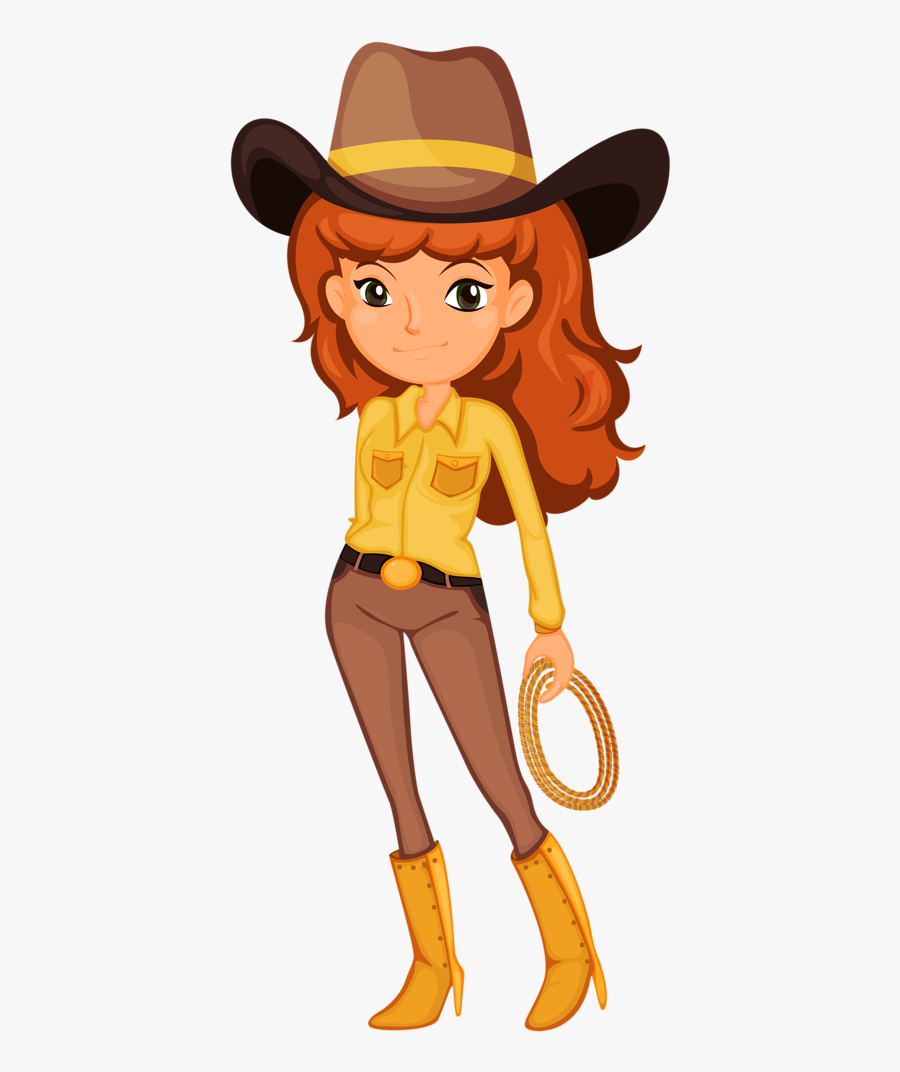 Lasso Clipart Western Shirt - Imagenes Animadas De Vaqueras, Transparent Clipart